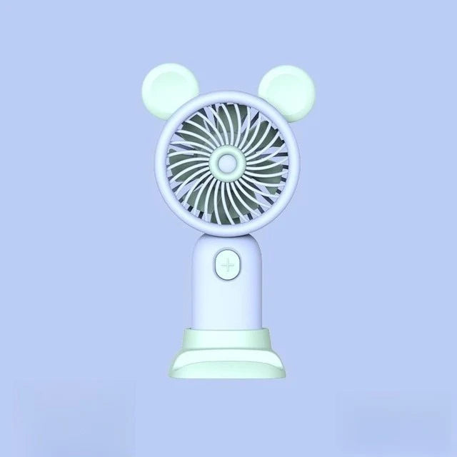 Portable Handheld Fan – Mini USB Rechargeable Personal Desk