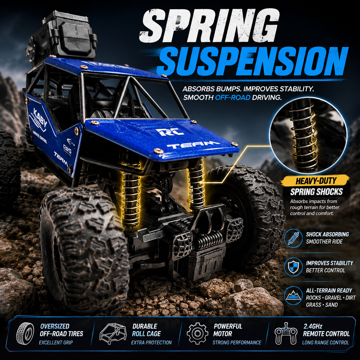 Premium Metal Body Remote Control Jeep