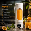 Portable Rechargeable Juicer Bottle – 6 Stainless Steel Blades | Blend Fresh. Drink Anywhere.