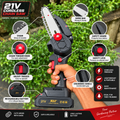 21V Cordless Mini Chainsaw – Powerful Wood Cutting & Tree Pruning Tool