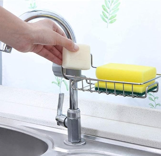 Kitchen Sink Organizer & Faucet Storage Rack