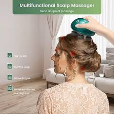 Smart Electric Scalp Massager – Waterproof Head & Body Stress Relief Tool