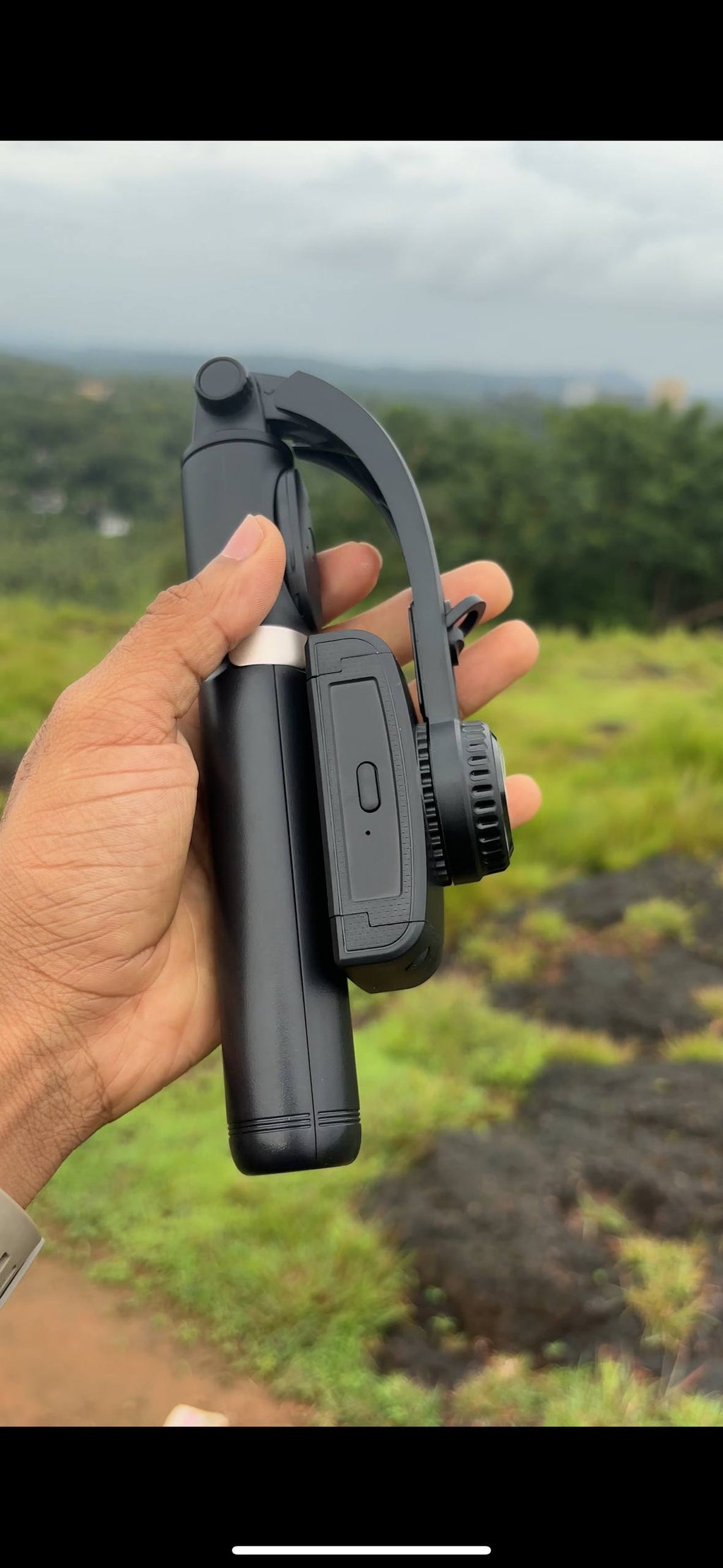 2-in-1 Selfie Stick & Anti-Shake Gimbal Stabilizer for Phone Vlogging