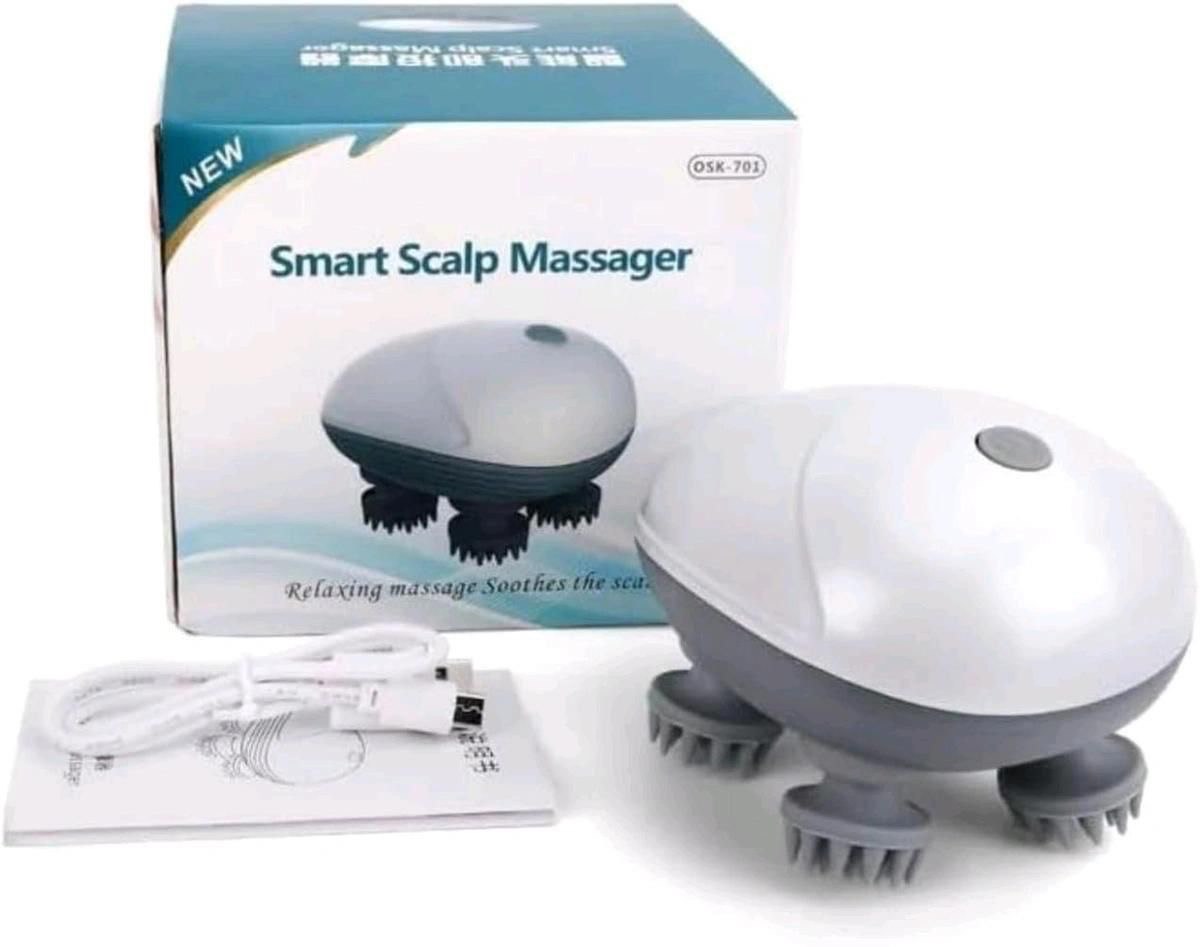 360° Electric Scalp Massager for Hair Growth & Stress Relief | Detachable, Waterproof
