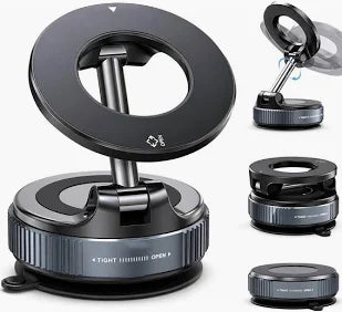 super Magnetic Car Phone Holder – 360° Rotation Dashboard Mount 🚗📱